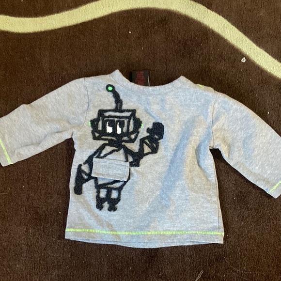 Clearance Fierce Frank kids t shirt grey - Picture 1 of 4